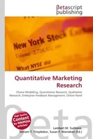 Lambert M. Surhone (U. A.) | Quantitative Marketing Research | Taschenbuch