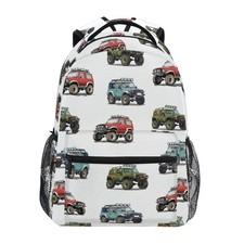 School Backpack Daypack Cute Truck Cartoon Bookbag for Boys Girls, Fits 3 to ...
