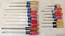 Vintage Craftsman Lot Of 18 Phillips Slotted Flat Torx Screwdriver Set Usa Made Vintage Craftsman Lot Of 18 Phillips Slotted Flat Torx Screwdriver Set Usa Made