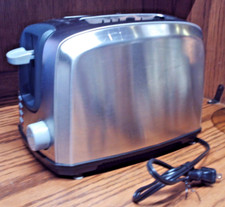 Black  Decker Brushed Stainless Steel 2-Slice Toaster T2707S High Quality 304