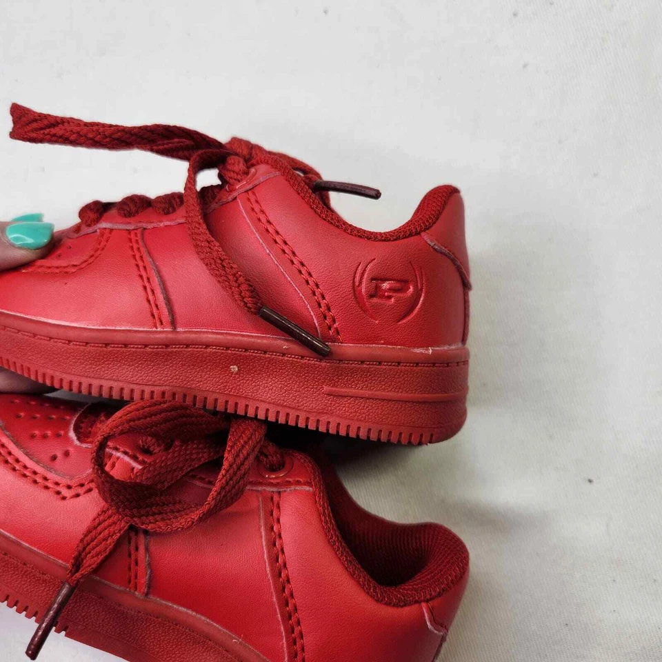 Phat Farm Unisex Niño Pequeño Rojo Corte Bajo Informal Tenis Zapatos Talla 5 Foto 4 de 4