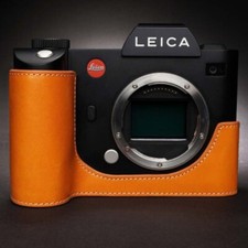 Handmade Genuine Real Leather Camera Half Case Cover Bag For Leica SL Leica SL2