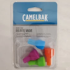 CamelBak Hydration Pack Big Bite Valve Replacement Multi Color Mouth Piece 4 pc.