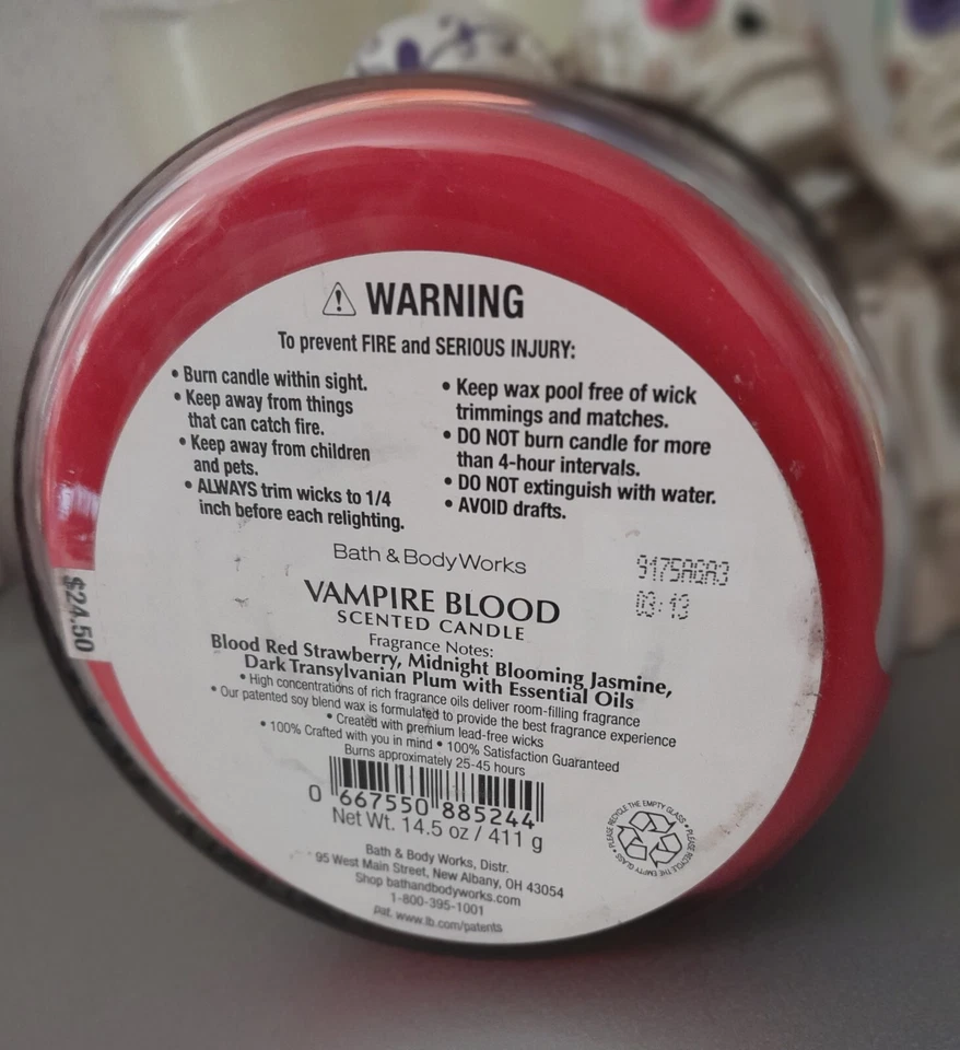 Bath & Body Works ❤ Vampire Blood 🧛🧛‍♀️ ähnlich Yankee Candle Rarität 2017 - Bild 3 von 3