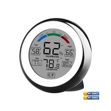 Digital Hygrometer Indoor Thermometer Humidity Gauge with Touchscreen Humidit...