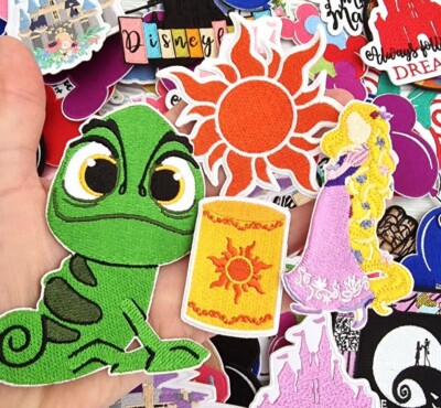 Tangled Rapunzel Sun Pascal Patch bestickt / Bügelbild / Kleidung aufnähen Patch