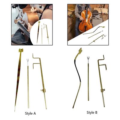 3x Cello Sound Post Werkzeug Zubehör Cello Teile Gitarrenbauer Reparatur Werkzeug Set