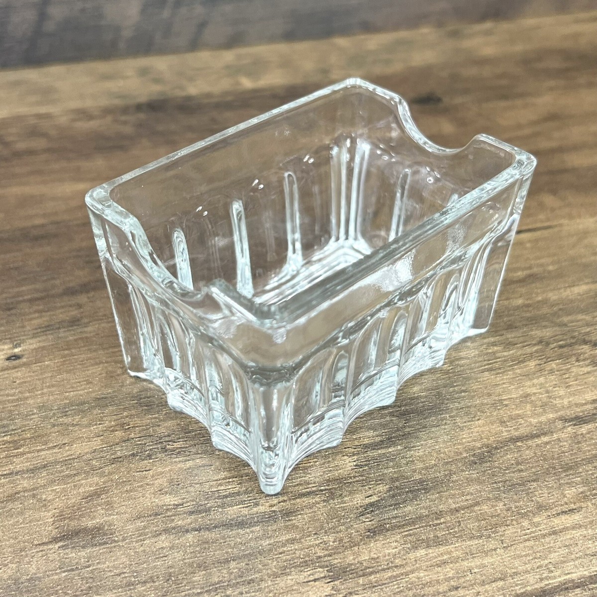 小物 sugar Vintage Clear Glass Sugar Packet Sweet n Low Holder Caddy | eBay