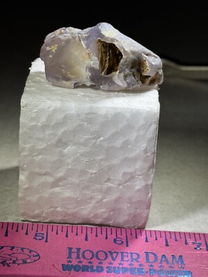 HOLLEY BLUE AGATE SCOTT MOUNTAIN OREGON HOLLEY MOUNTAIN AREA GEM QUALITY 18.3 G