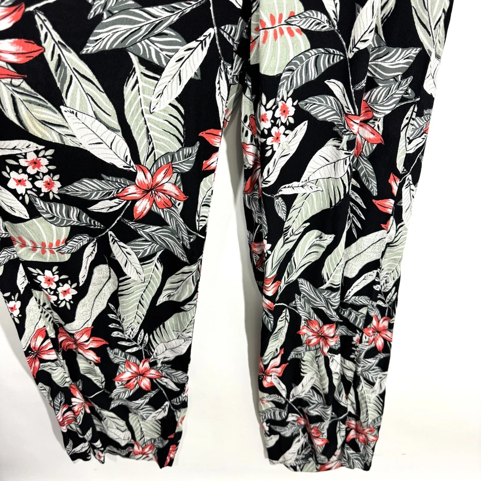 Mono Minkpink Para Mujer Talla Pequeña Verde Negro Tropical Floral Aloha Cove Foto 4 de 4