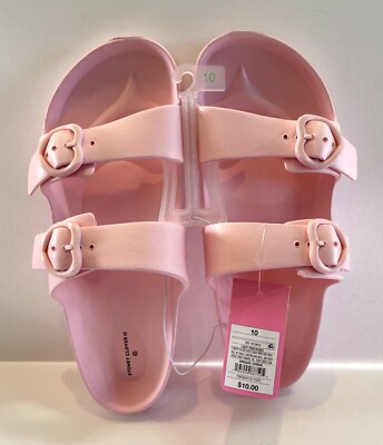 NWT NEW STONEY CLOVER LANE X TARGET WOMEN'S SLIDE SANDALS LIGHT PINK HEART  SZ 10 | eBay
