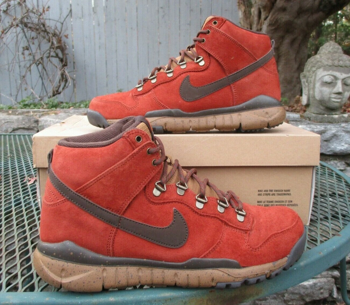 NIKE SB Dunk High OMS x Poler Sneakers Boots, Men's Sz 10 (536182-822) RARE  VNDS