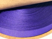 2 New 100 Yard Purple 100 Polyester Grosgrain Ribbon 3/4 inch-Made In USA