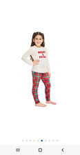 Member's Mark Unisex Kid's Holiday Family Pajama Set Size 4 NEW