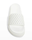 100% AUTH NEW MEN CHRISTIAN LOUBOUTIN POOL FUN FLAT WHITE SANDALS EU 46/US 13 — photo 3