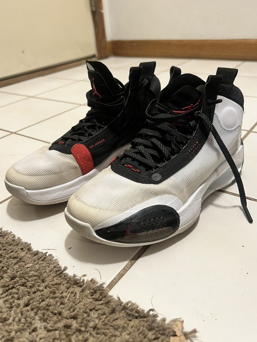 jordan xxxiv white black red