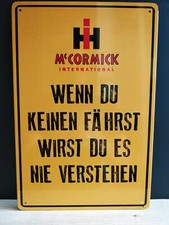 Mc Cormick D Serie 439 423 Blechschild Traktor Oldtimer Trecker Schlepper 