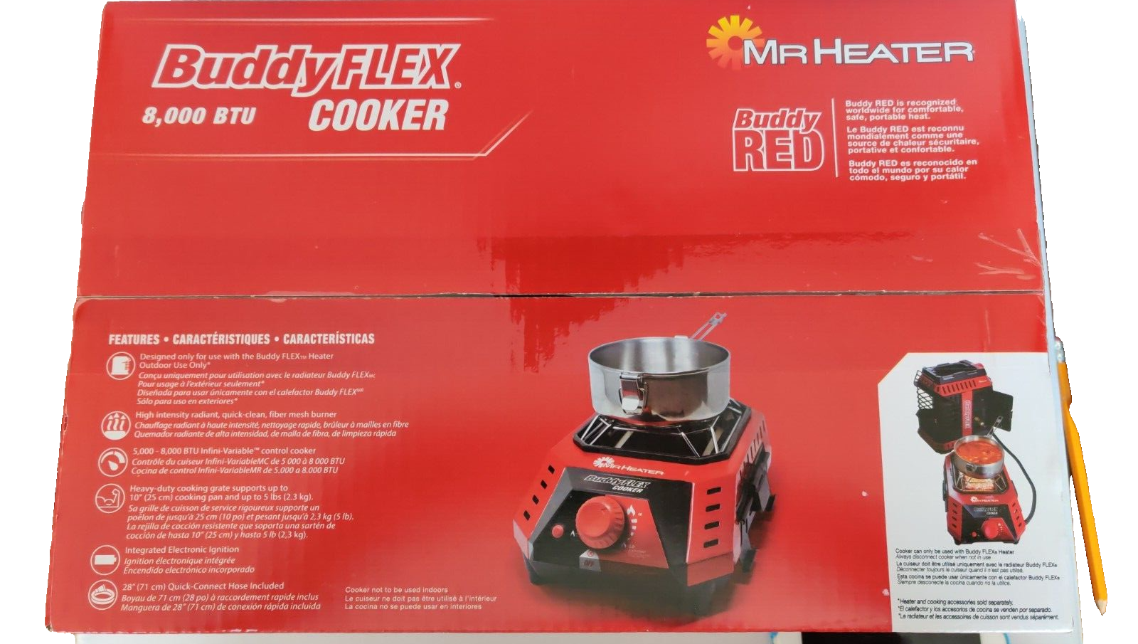 Mr Heater F600500 Buddy Flex Cooker Portable Stove Ebay