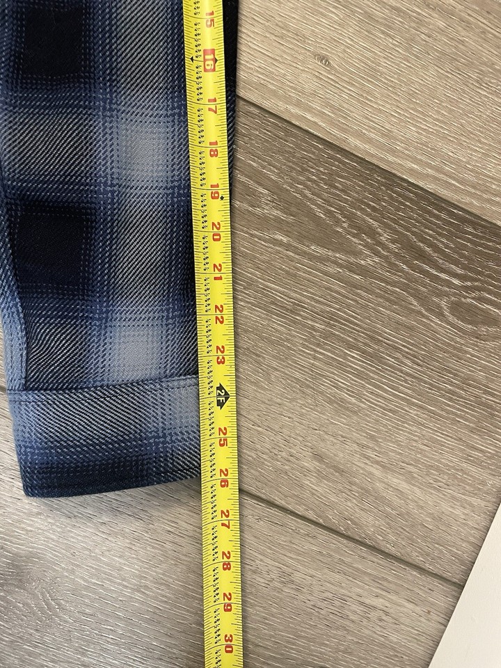 IHSH 277 9oz XXL Indigo Flannel Shirt Iron Heart eBay