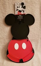 Disney's Mickey Mouse 2 Piece 100 Silicone Trivets Set black red and white NEW