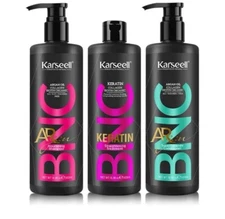 Karseell BNC Detangle Straightening Hair Repair Shampoo Conditioner Collagen Set