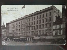 Metropolitan Hotel, Washington, DC - Early 1900s, Rough Edges, Bent Corner