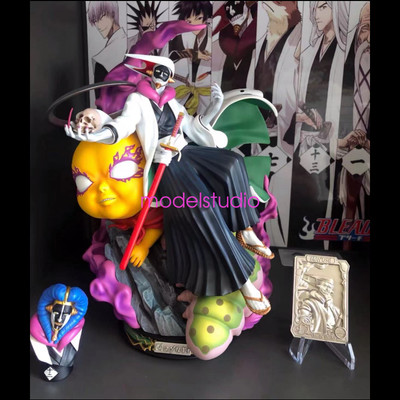 Clouds studio Bleach Kurotsuchi Mayuri Resin Figure Model Statue In Stock H30cm
