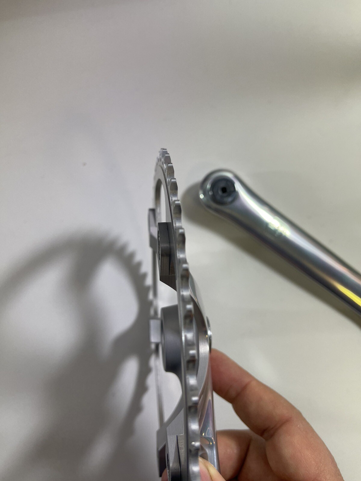 CAMPAGNOLO C RECORD PISTA TRACK 1985 CRANK CRANKSET CHAINRING NEW