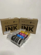8x Sublimation Ink Refilled Inkjet Fit for Supertank ET2400 ET2720 ET2760 ET2750