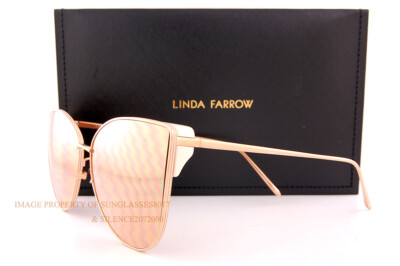 Brand New Linda Farrow Sunglasses LFL/1028/C4 Rose Gold  display picture 1
