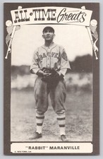 1973-80 Rabbit Maranville Boston Tcma All Time Greats Postcard Baseball Hof