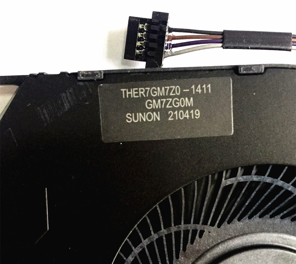 SUNON Laptop CPU Cooling Fan MG75090V1-1C100-S9A, 5V 2.5W 4-Pin, For MSI GM7ZG