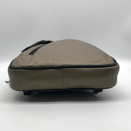 Hadaki Nola Bronze Top Shelf Leather Backpack - Picture 5 of 12