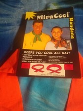 OccuNomix Adult Unisex MiraCool Stay Cool Reusable Cotton Bandana Orange