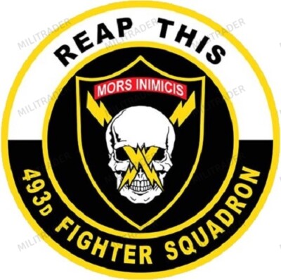 493rd FIGHTER SQUADRON - F-15C - 45 YEARS IN EUROPE | Flightline Insignia