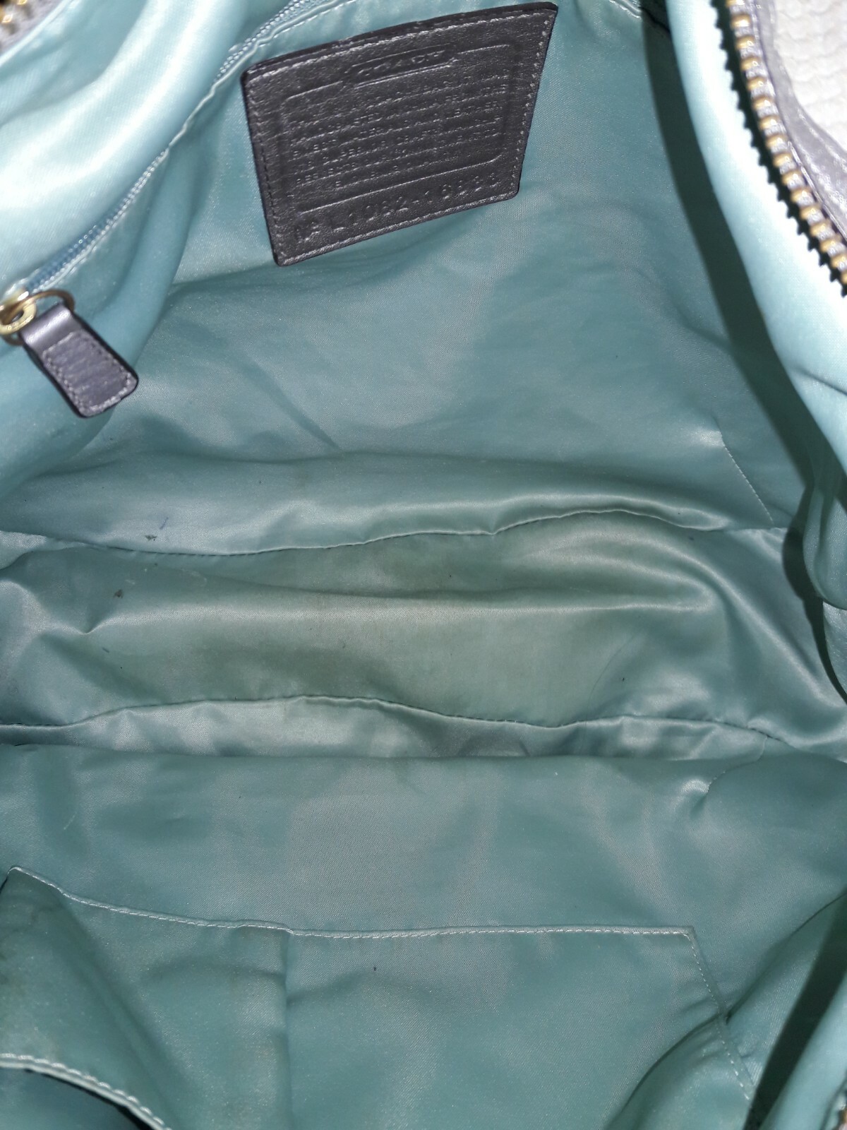 AUTH COACH EMB SNAKE/PYTHON LEATHER LARGE SATCHEL… - image 8