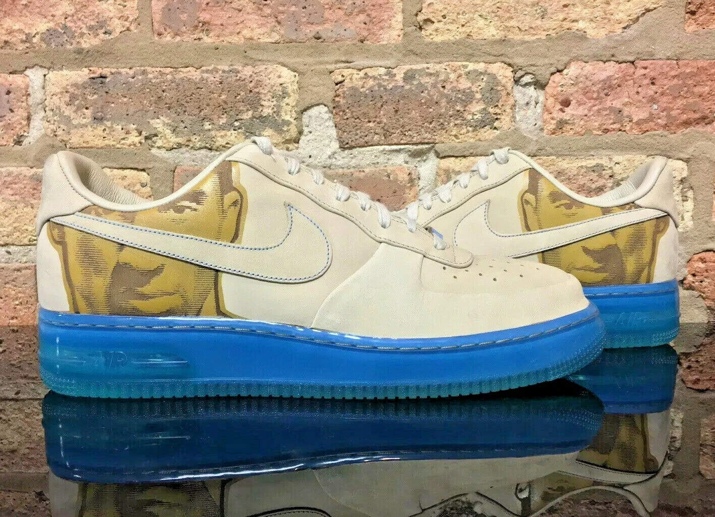 2007 Nike Air Force 1 Low Supreme Kobe Bryant homme taille 11,5 blanc cassé laker