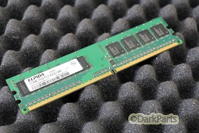 Elpida EEBE51UD8AGWA-5C-E 512MB Memory RAM PC2-4200U-444