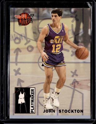 John Stockton 1992-93 Ultra #9 Playmakers Utah Jazz