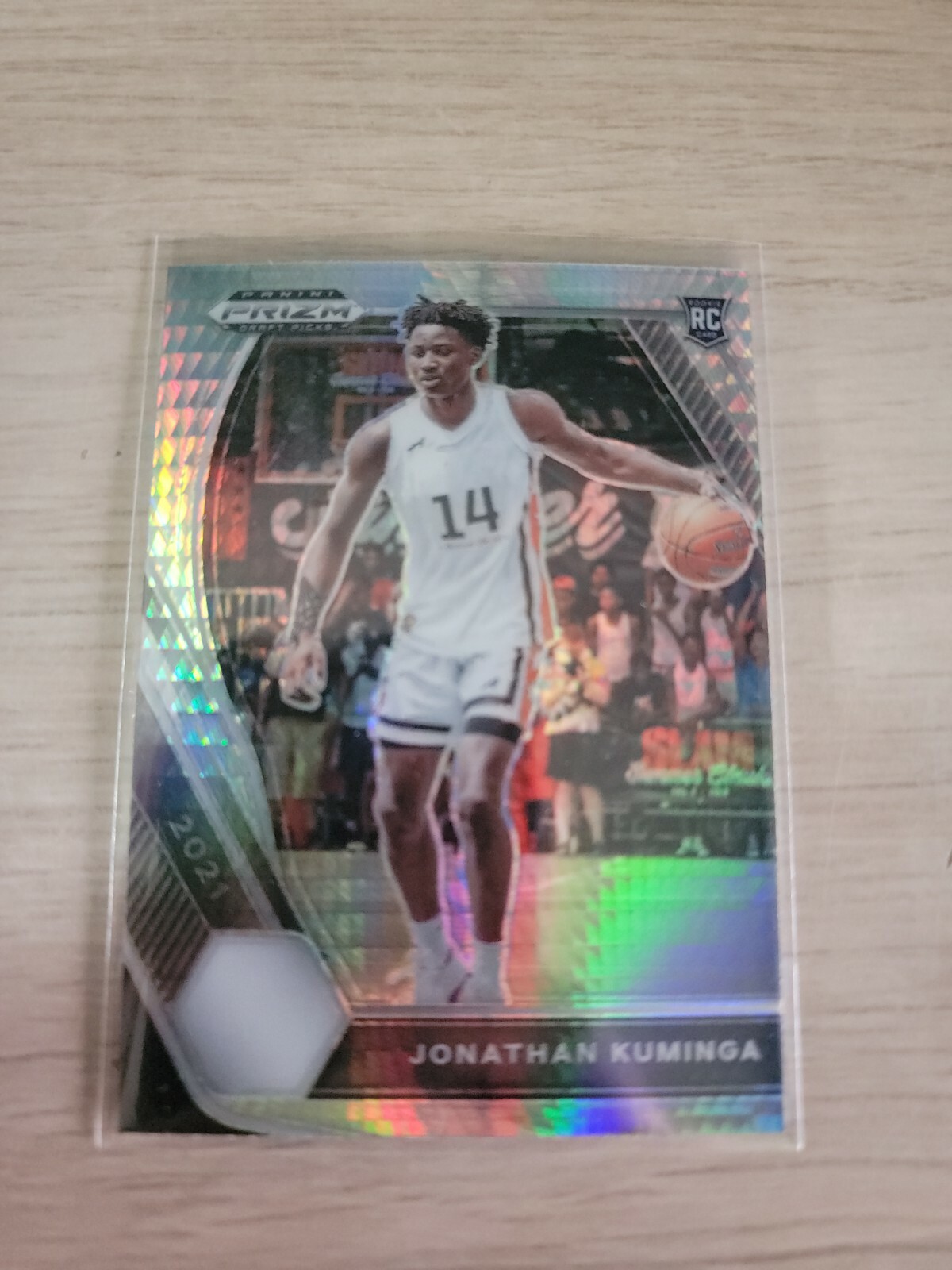 2021 Panini Prizm Draft Picks Jonathan Kuminga Rookie RC Silver Refractor SC1922