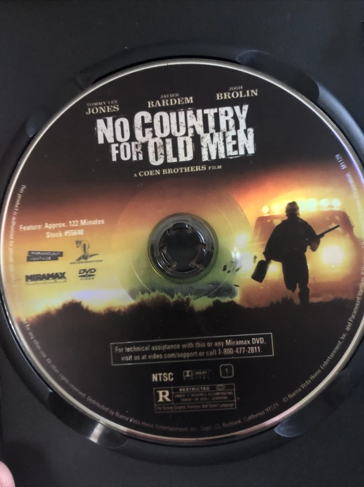 No Country for Old Men (DVD, 2008) Used Rental - Image 2 of 2