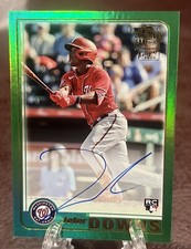2023 Topps Archives - JETER DOWNS *2001 On Card Auto Rookie RC!* Green Foil /99!