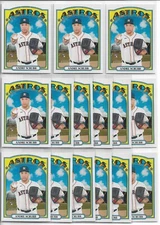 2021 Topps Heritage High Number Andre Scrubb (15) Card Rookie Lot #592 Astros