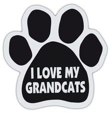 Cat Paw Shaped Magnets: I LOVE MY GRANDCATS | Cats, Gifts, Cars, Trucks