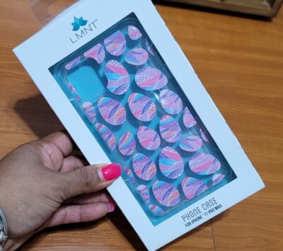LMNT iPhone 11 PRO MAX CLEAR Easter Egg PRINT Phone Case NEW