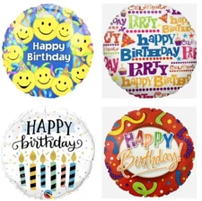 Happy Birthday 18" Foil Mylar Happy Birthday Balloons Party Decorations   H