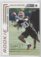 2012 Score Rookie Gold Zone Travis Benjamin #400 14gy