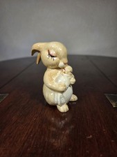 Vintage 1960's Beswick Rabbit Holding Baby Figurine #2132 England 