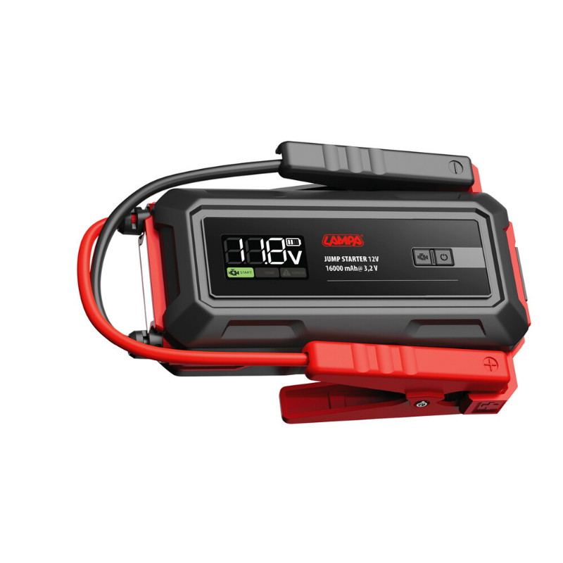 Avviatore Emergenza 12V 1400A 16000mAh LiFePO4 Booster Batteria Auto Starter
