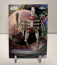 2025 Topps Star Wars Hyperspace Chef Droid Nebula Refractor #67 Tatooine